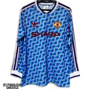 Manchester United 1990-1992 Retro Venkovní Dres Dlouhý Rukáv